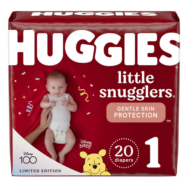 Huggies® Little Snugglers Unisex Baby Diaper Size 1 Disposable Heavy Absorbency (1088448_PK) 20/PK