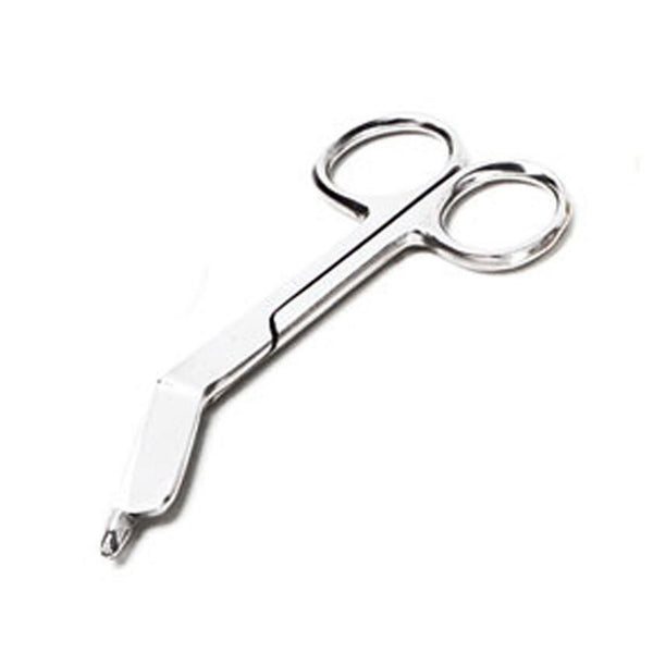 ADC® Bandage Scissors Lister 5-1/2 Inch Length Floor / Office Grade Pakistani Stainless Steel NonSterile Finger Ring Handle Angled Blunt Tip / Blunt Tip (256810_EA) 1/EA