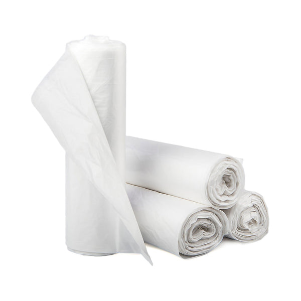 McKesson Trash Bag 33 gal. Clear HDPE 16 Mic. 33 X 40 Inch Star Seal Bottom Coreless Roll (1137644_CS) 250/CS