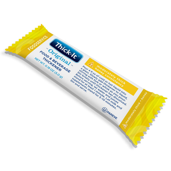 Thick-It® Original Food and Beverage Thickener 6 Gram Individual Packet Unflavored Powder IDDSI Level 3 Moderately Thick/Liquidized (811410_CS) 200/CS