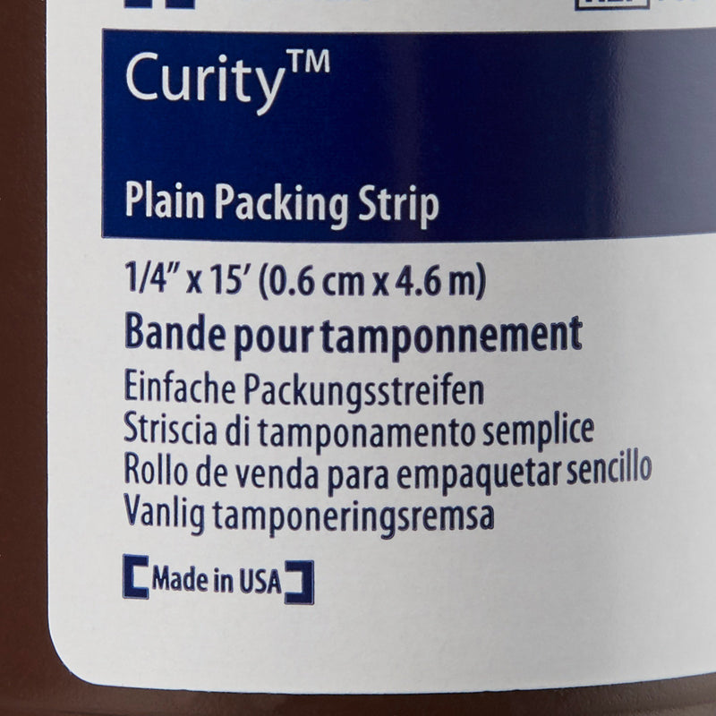 Curity™ Wound Packing Strip Non-impregnated 1/4 Inch X 5 Yard Sterile (224790_CS) 12/CS