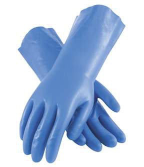 PIP™ Assurance™ Utility Glove Large Nitrile Blue 13 Inch Straight Cuff NonSterile (840474_DZ) 12/DZ