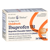 Foster & Thrive™ Children's Pain Relief 100 mg Strength Ibuprofen Tablet 24 per Bottle (1238953_EA) 1/EA