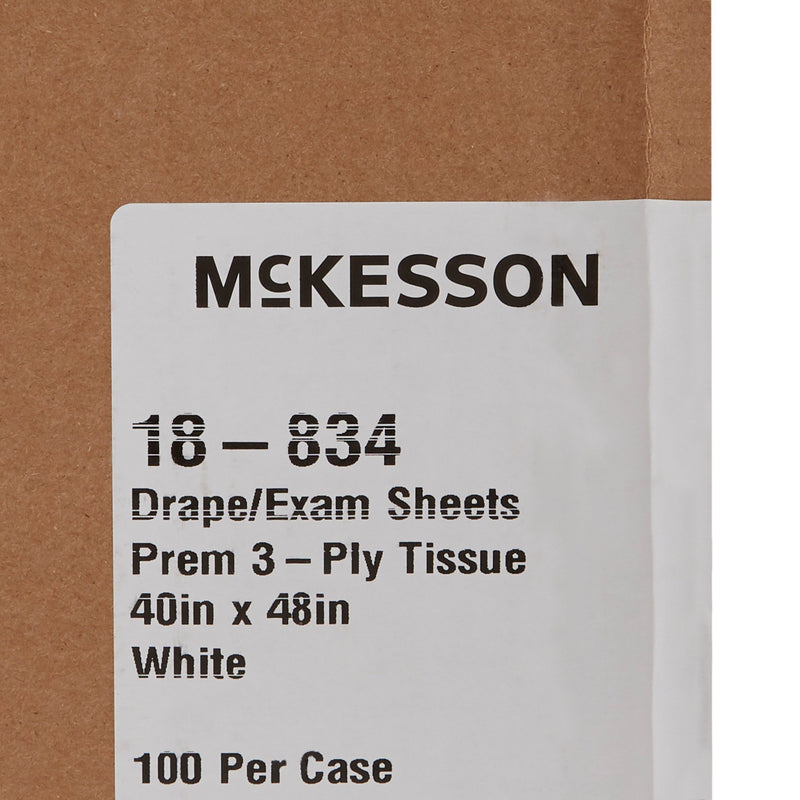McKesson General Purpose Drape Physical Exam Drape 40 W X 48 L Inch NonSterile (146456_CS) 100/CS