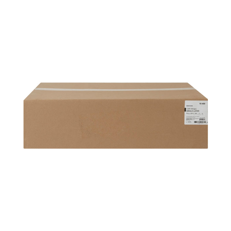 McKesson Sterilization Wrap Blue 30 X 30 Inch Single Layer Cellulose Steam / EO Gas (1156132_BX) 1/BX