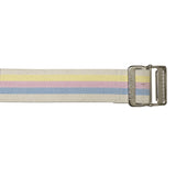SkiL-Care™ Gait Belt 72 Inch Length Pastel Stripe Cotton (648218_EA) 1/EA