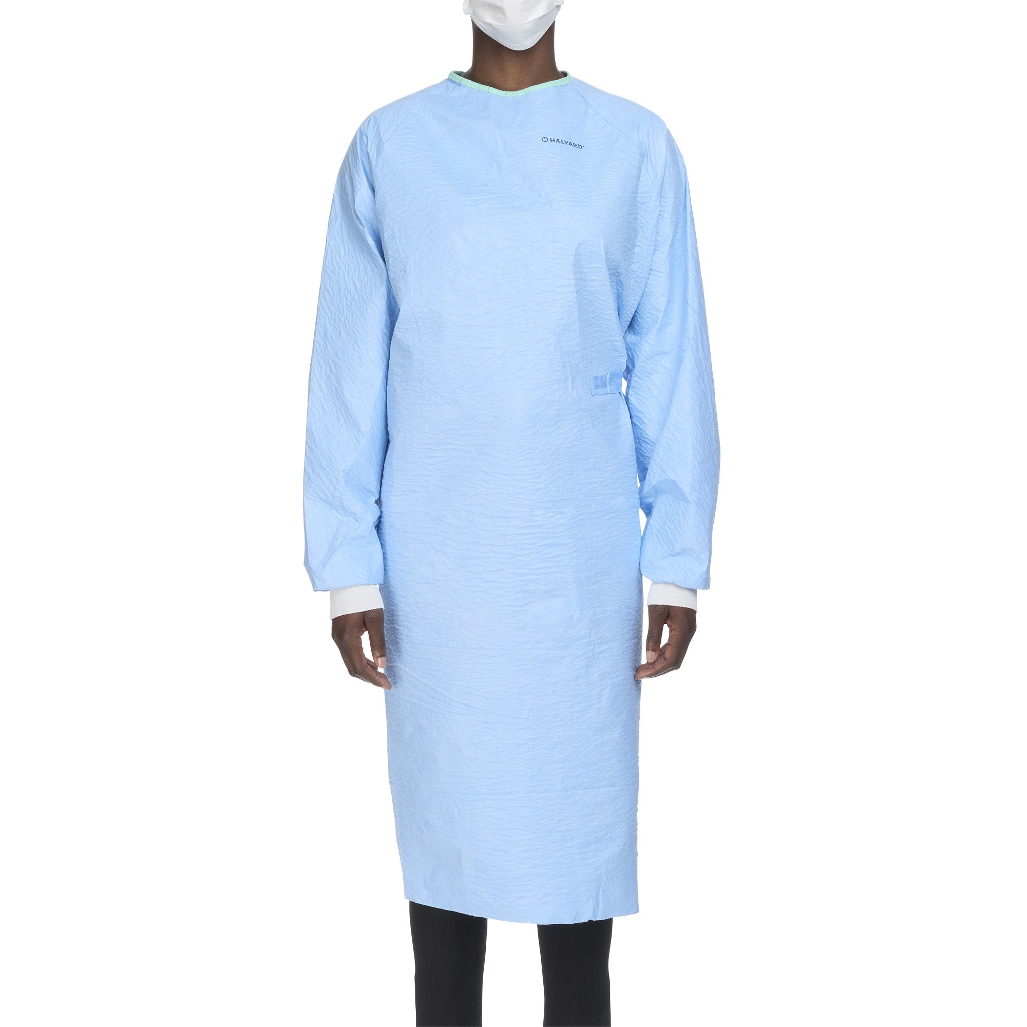 Aero Blue Surgical Gown with Towel Large Blue Sterile AAMI Level 3 Dis ...