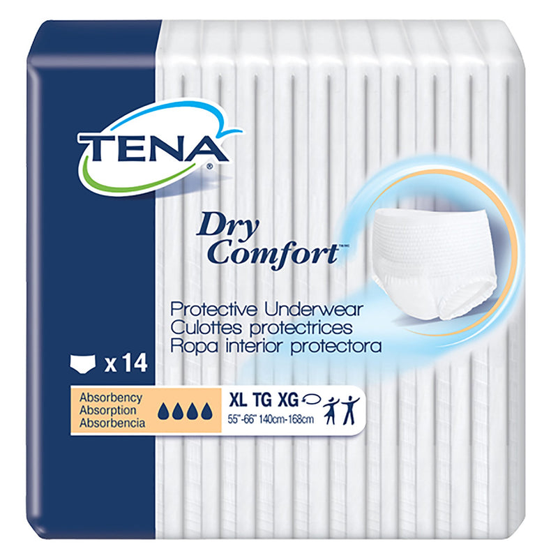 TENA® Dry Comfort™ Unisex Adult Absorbent Underwear Pull On with Tear Away Seams X-Large Disposable Moderate Absorbency (959414_CS) 56/CS