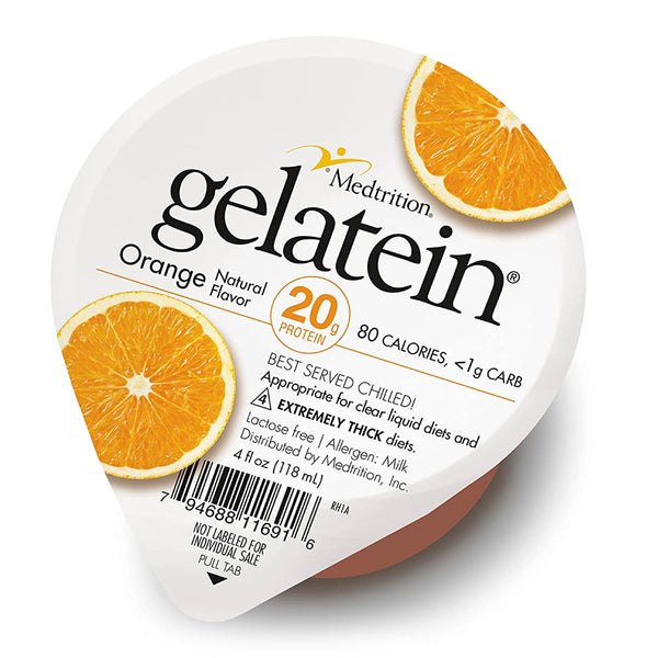 Gelatein® Oral Supplement Orange Flavor Gel 4 oz. Cup (778507_EA) 1/EA