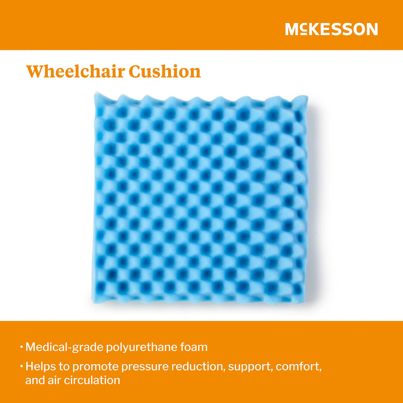 McKesson Seat Cushion 18 W X 16 L X 3 D Inch Convoluted Foam (929210_EA) 1/EA