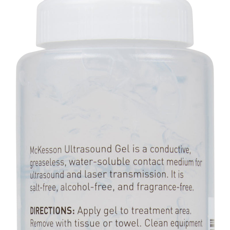 McKesson Ultrasound Gel High Viscosity 8.5 oz. Bottle NonSterile (875465_CS) 12/CS