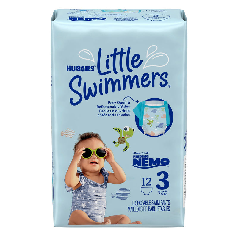 Huggies® Little Swimmers® Unisex Baby Swim Diaper Size 3 Disposable Heavy Absorbency (812720_CS) 96/CS