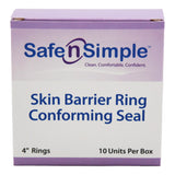 Safe n Simple™ Adhesive Seal 4 Inch Conforming (980456_BX) 10/BX