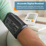 McKesson Brand Home Automatic Digital Blood Pressure Monitor Adult Cuff Nylon Cuff 22 - 36 cm Desk Model (854388_EA) 1/EA