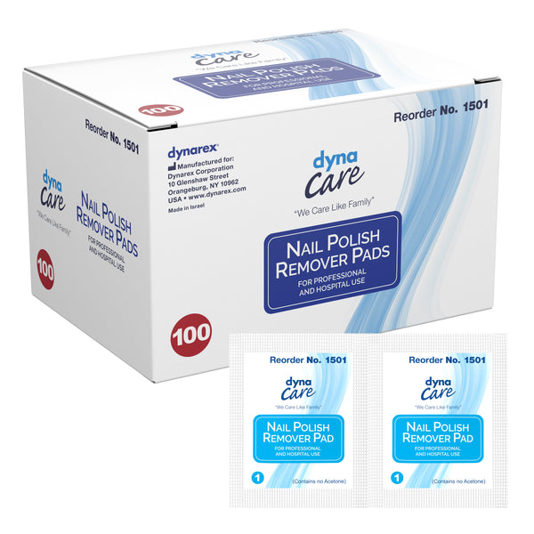 dynaCare Nail Polish Remover Pad 1.97 X 2.48 Inch (813832_CS) 1000/CS