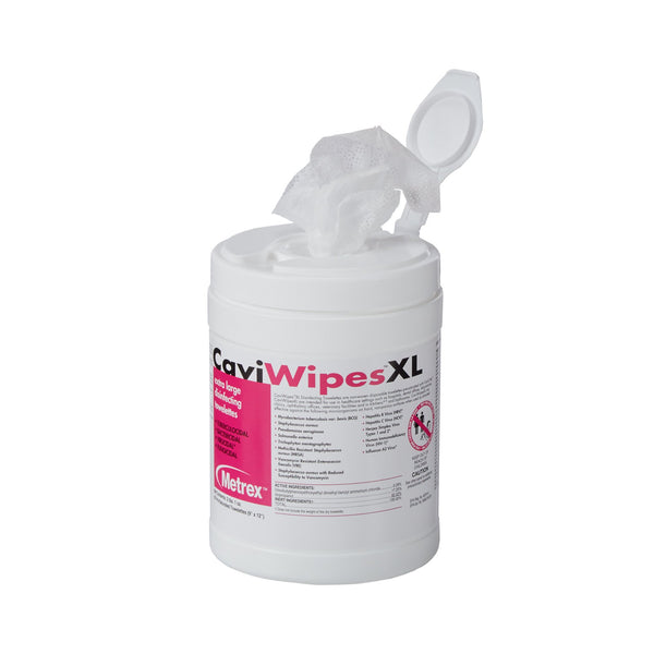 CaviWipes™ Surface Disinfectant Premoistened Alcohol Based Manual Pull Wipe 66 Count Canister Alcohol Scent NonSterile (486719_CN) 1/CN