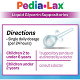 Pedia-Lax® Laxative Suppository 6 per Box 2.8 Gram Strength Glycerin (730079_BX) 6/BX