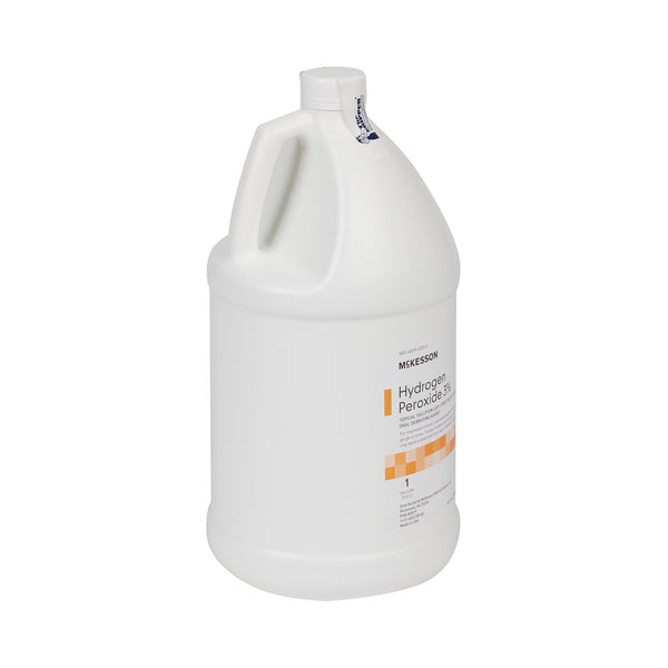 McKesson Brand Antiseptic Hydrogen Peroxide Topical Liquid 1 gal. Bottle (139307_EA) 1/EA
