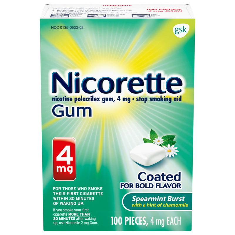 Nicorette® Stop Smoking Aid 4 mg Strength Gum (1230560_CT) 100/CT