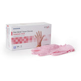 McKesson Pink Nitrile® Exam Glove X-Large NonSterile Nitrile Standard Cuff Length Textured Fingertips Pink Not Rated (1065404_BX) 230/BX