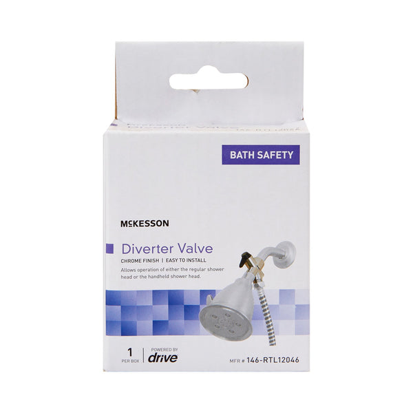 McKesson Diverter Valve For Handheld Shower Spray or Shower Massager (1103374_EA) 1/EA