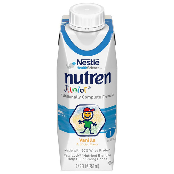 Nutren® Junior Pediatric Oral Supplement Vanilla Flavor 8.45 oz. Tetra Prisma® Liquid Whey Protein Lactose Intolerance (541270_CS) 24/CS
