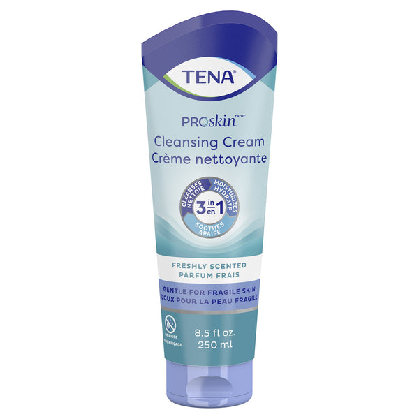 TENA® ProSkin™ Cleansing Cream Rinse-Free Body Wash Cream 8.5 oz. Tube Mild Scent (931626_CS) 10/CS