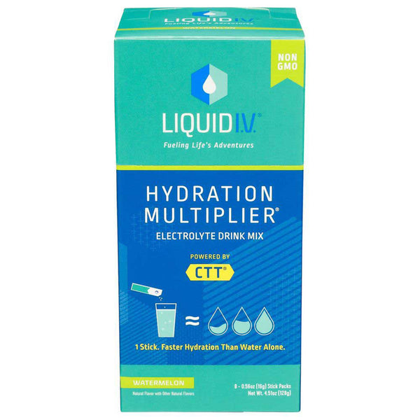 Liquid I.V.® Hydration Multiplier® Oral Electrolyte Solution Watermelon Flavor 0.56 oz. Electrolyte (1220421_BX) 6/BX