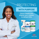 Clorox Healthcare® Surface Disinfectant Premoistened Germicidal Manual Pull Wipe 50 Count Individual Packet Fruity Floral Bleach Scent NonSterile (996100_EA) 1/EA