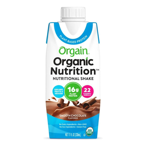 Organic Nutrition™ Vegan Oral Supplement Smooth Chocolate Flavor Liquid 11 oz. Carton (1112295_EA) 1/EA