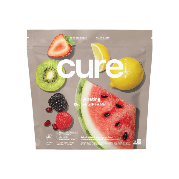 Cure Oral Electrolyte Solution Berry Pomegranate / Watermelon / Lemonade / Strawberry Kiwi Electrolyte (1270286_PK) 1/PK