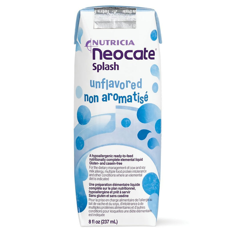 Neocate® Splash Pediatric Oral Supplement Unflavored 8 oz. Carton Liquid Amino Acid Food Allergies (873513_EA) 1/EA