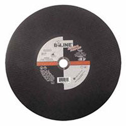 Bee Line Abrasives Cutting Wheel, 14 in dia, 3/32 in Thick, 1 in Arbor, 36 Grit, Alum Oxide (903-14321) 10 EA / PK