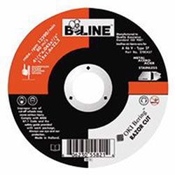 Bee Line Abrasives Depressed Ctr Cutting Wheel, 4-1/2 in dia, 0.045 in Thick, 7/8 in Arbor, 60 Grit (903-27RC457) 25 EA / BX