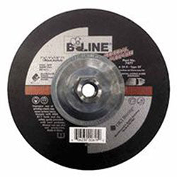 Bee Line Abrasives Depressed Center Combo Wheel, 7 in dia, 1/8 in Thick, 5/8 in-11 Arbor, 30 Grit (903-787T) 10 EA / PK