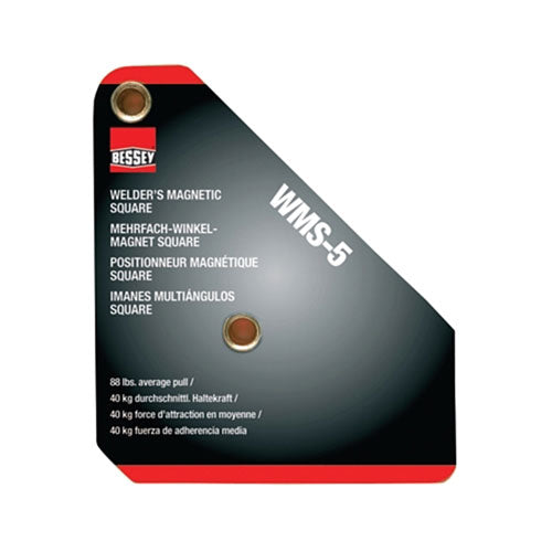 Bessey WMS Series Magnetic Squares, 112 lb (013-WMS-5) Each
