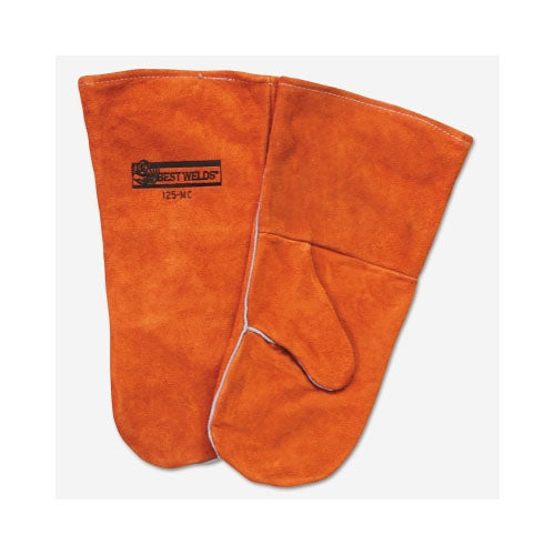Best Welds Welding Mittens, Side Split Cowhide, Standard Size, Russet (902-125MC) 1 Pair