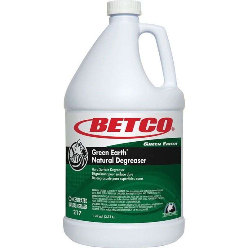 Green Earth Natural Degreaser, Concentrate Liquid, 128 fl oz (4 quart), 4/Carton, Dark Green (BET2170400CT) Case of 4