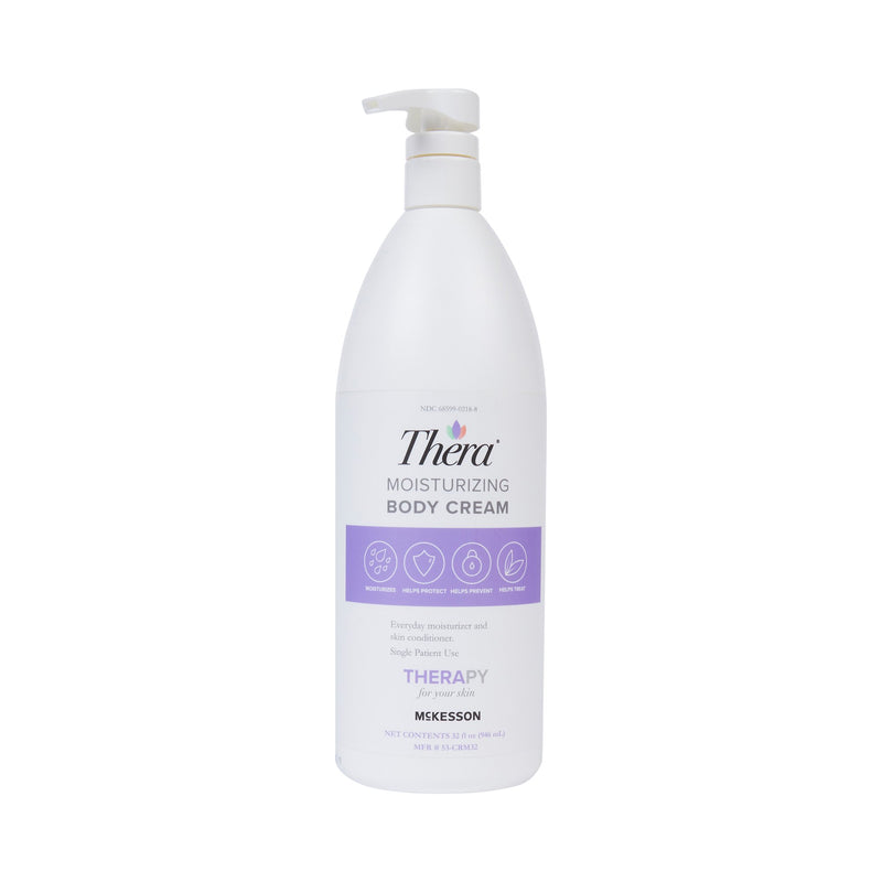 Thera® Hand and Body Moisturizer 32 oz. Pump Bottle Scented Cream CHG Compatible (1049761_CS) 12/CS