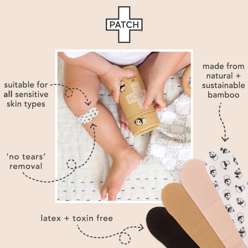 Patch™ Adhesive Strip 3/4 X 3 Inch Bamboo Rectangle Tan Sterile (1219439_BX) 3/BX