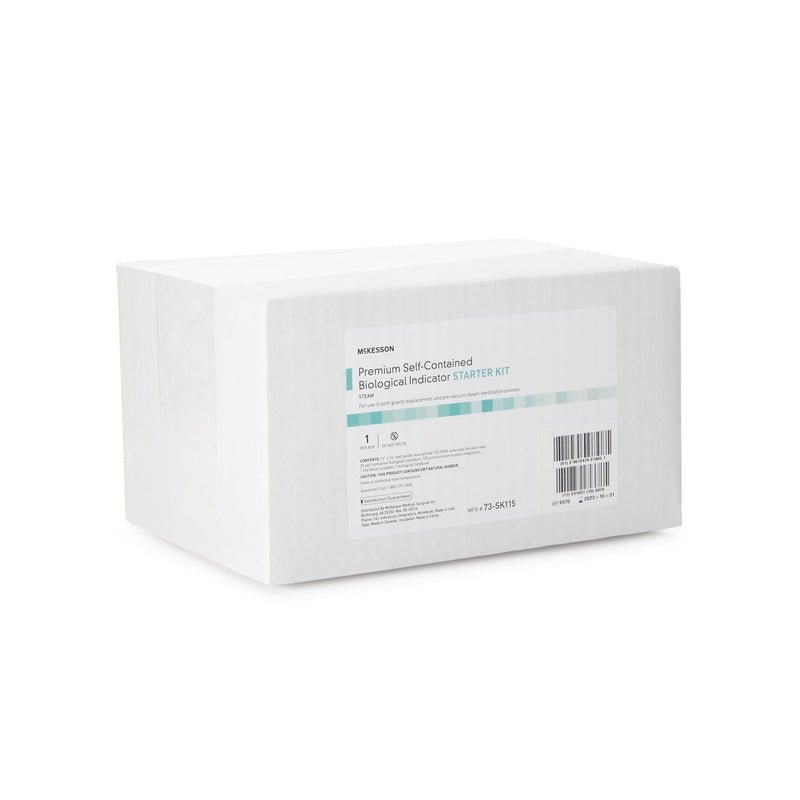 McKesson Self-Contained BI Starter Kit Dry Block Incubator with Vial Crusher, Steam Self-Contained Biological Indicators, Biological Record Notebook, Steam Tape, Steam Sterilization Indicator, Education CD-ROM (541269_EA) 1/EA