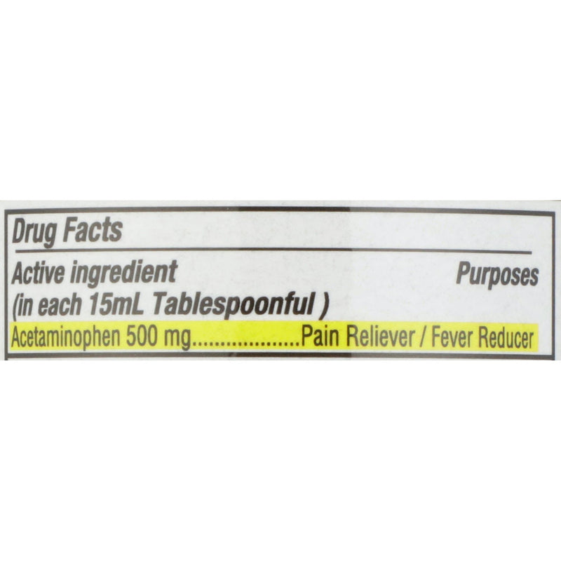 Geri-Care® Pain Relief 500 mg / 15 mL Strength Acetaminophen Liquid 8 oz. (689167_BT) 1/BT