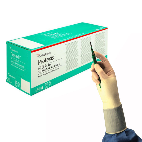 Protexis™ PI Classic Surgical Glove Size 6 Sterile Polyisoprene Standard Cuff Length Smooth Ivory Not Chemo Approved (814709_EA) 1/EA