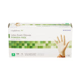 McKesson Confiderm® Exam Glove Medium NonSterile Latex Standard Cuff Length Fully Textured Ivory Not Rated (921598_BX) 100/BX