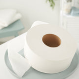 Scott® Essential 100% Recycled Fiber JRT Toilet Tissue White 2-Ply Jumbo Size Cored Roll Continuous Sheet 3-11/20 Inch X 1000 Foot (816401_CS) 12/CS