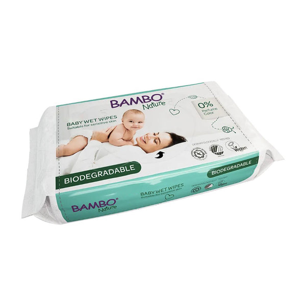 Bambo® Nature Baby Wipe Soft Pack Unscented 64 Count (1238301_PK) 64/PK