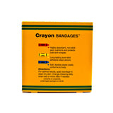 ASO Adhesive Strip 3/4 X 3 Inch Plastic Rectangle Kid Design (Assorted Crayon) Sterile (339216_CS) 1200/CS