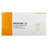 Profore LF 4 Layer Compression Bandage System Multiple Sizes Self-Adherent / Tape Closure Tan / White NonSterile Standard Compression (433106_EA) 1/EA
