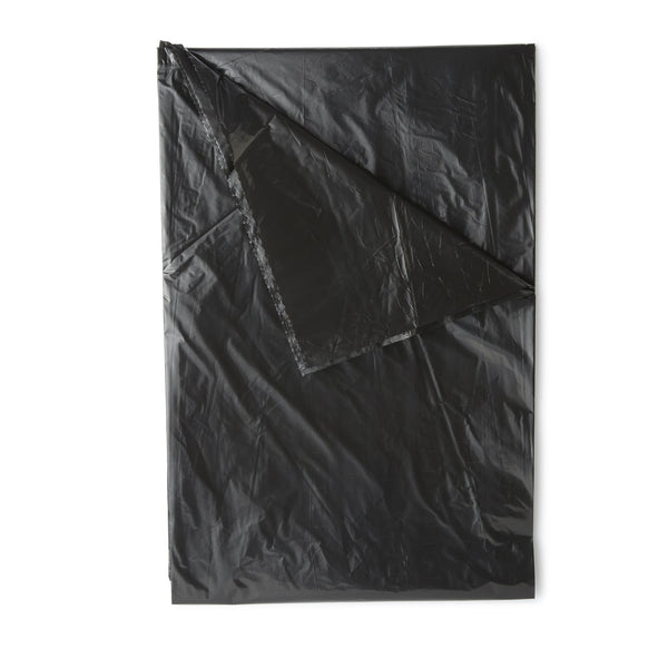 Colonial Bag Trash Bag 60 gal. Black LLDPE 1 mil 38 X 58 Inch X-Seal Bottom Flat Pack (862343_CS) 1/CS