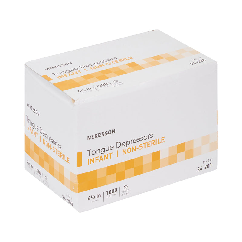 McKesson Tongue Depressor 4-1/2 Inch Length Wood (1118987_CS) 10000/CS